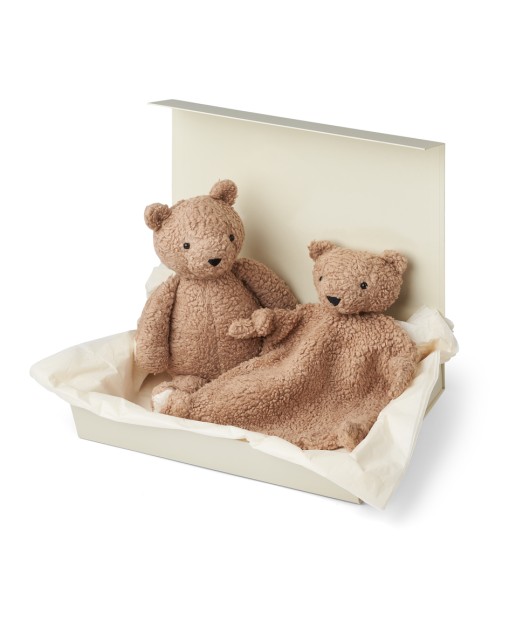 TED BABY GIFT SET RABBIT PALE GREY